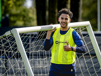 RKC player Faissal Al Mazyani trains at the Mandemakers Stadium for the Dutch Eredivisie season 2024-2025 in Waalwijk, Netherlands, on Octob...