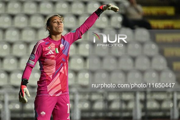 Camelia Ceasar of A.S. Roma Femminile participates in Group A - Day 1 - UEFA Women's Champions League 2023/24 match between A.S. Roma and Vf...