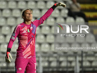 Camelia Ceasar of A.S. Roma Femminile participates in Group A - Day 1 - UEFA Women's Champions League 2023/24 match between A.S. Roma and Vf...