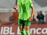 Lena Lattwein of VfL Wolfsburg is in action during Group A - Day 1 of the UEFA Women's Champions League 2023/24 between A.S. Roma and VfL Wo...