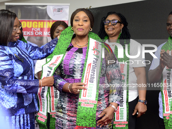 Claudiana Ibijoke Sanwo-Olu, First Lady of Lagos State, inducts the members of the Lagos State TB Steering Committee. Lagos State inducts TB...