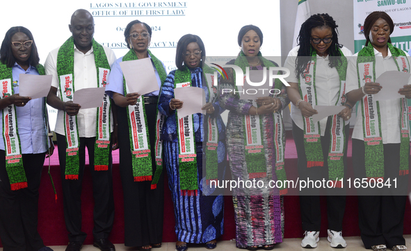 Lagos State, Nigeria, on October 8, 2024, inducts TB Champions/Ambassadors and inaugurates the Lagos State TB Steering Committee and the Lag...