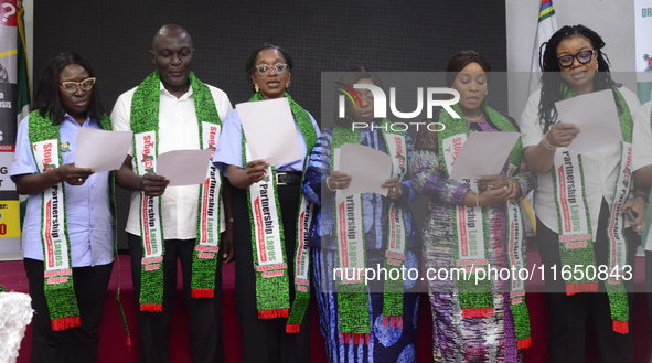 Lagos State, Nigeria, on October 8, 2024, inducts TB Champions/Ambassadors and inaugurates the Lagos State TB Steering Committee and the Lag...