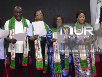 Lagos State, Nigeria, on October 8, 2024, inducts TB Champions/Ambassadors and inaugurates the Lagos State TB Steering Committee and the Lag...