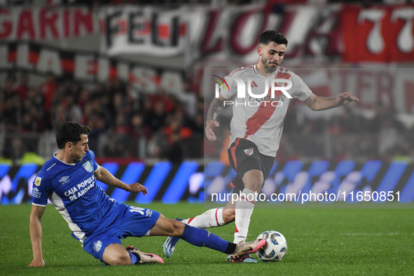 Before the Liga Profesional de Futbol match between River Plate and Atletico Tucuman at Estadio Mas Monumental Antonio Vespucio Liberti in B...