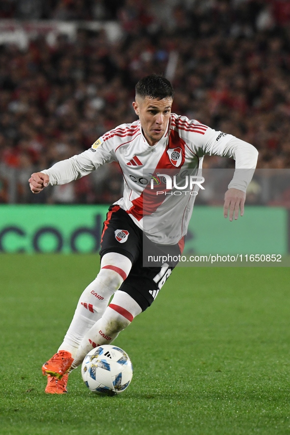 Before the Liga Profesional de Futbol match between River Plate and Atletico Tucuman at Estadio Mas Monumental Antonio Vespucio Liberti in B...