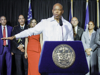 New York City Mayor Eric Adams participates in the CITATION Award Ceremony, the highest recognition of outstanding Hispanic achievement in N...