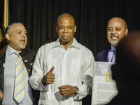 New York City Mayor Eric Adams participates in the CITATION Award Ceremony, the highest recognition of outstanding Hispanic achievement in N...