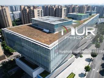 A photo taken on October 9, 2024, shows the Xiling Wulin Art Museum in Hangzhou, China. (