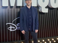 Gabriel Epstein attends the red carpet of the 'La Maquina' film premiere by Disney Plus at Teatro Telcel in Mexico City, Mexico, on October...