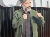 Gael Garcia attends the red carpet of the 'La Maquina' film premiere by Disney Plus at Teatro Telcel in Mexico City, Mexico, on October 8, 2...