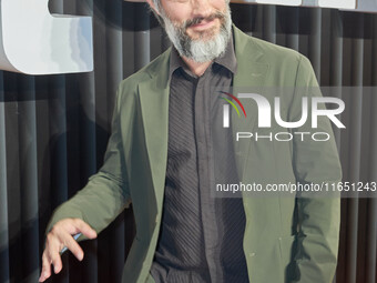 Gael Garcia attends the red carpet of the 'La Maquina' film premiere by Disney Plus at Teatro Telcel in Mexico City, Mexico, on October 8, 2...