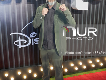 Gael Garcia attends the red carpet of the 'La Maquina' film premiere by Disney Plus at Teatro Telcel in Mexico City, Mexico, on October 8, 2...