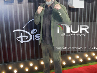 Gael Garcia attends the red carpet of the 'La Maquina' film premiere by Disney Plus at Teatro Telcel in Mexico City, Mexico, on October 8, 2...