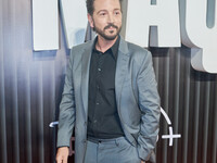 Diego Luna attends the red carpet of the 'La Maquina' by Disney Plus film premiere at Teatro Telcel in Mexico City, Mexico, on October 8, 20...