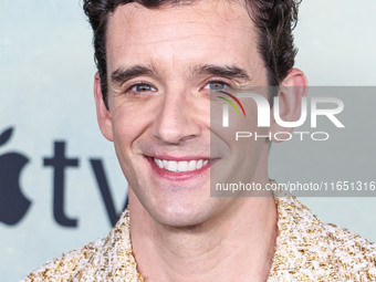 Michael Urie arrives at the World Premiere Of Apple TV+ Series' 'Shrinking' Season 2 held at the Pacific Design Center on October 8, 2024 in...