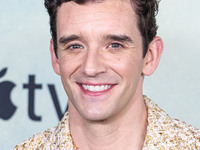 Michael Urie arrives at the World Premiere Of Apple TV+ Series' 'Shrinking' Season 2 held at the Pacific Design Center on October 8, 2024 in...