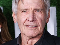 Harrison Ford arrives at the World Premiere Of Apple TV+ Series' 'Shrinking' Season 2 held at the Pacific Design Center on October 8, 2024 i...