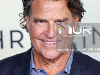 Ted McGinley arrives at the World Premiere Of Apple TV+ Series' 'Shrinking' Season 2 held at the Pacific Design Center on October 8, 2024 in...