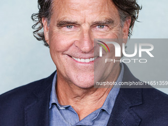 Ted McGinley arrives at the World Premiere Of Apple TV+ Series' 'Shrinking' Season 2 held at the Pacific Design Center on October 8, 2024 in...