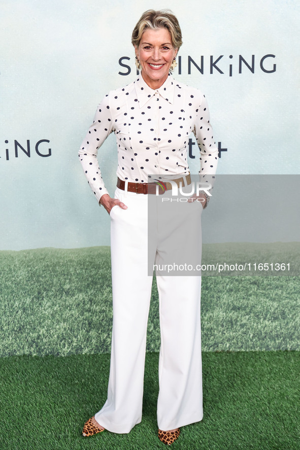 Wendie Malick arrives at the World Premiere Of Apple TV+ Series' 'Shrinking' Season 2 held at the Pacific Design Center on October 8, 2024 i...