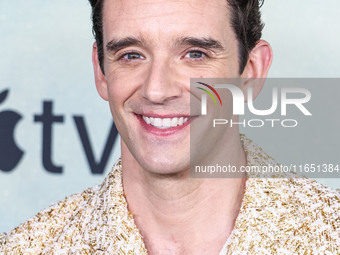 Michael Urie arrives at the World Premiere Of Apple TV+ Series' 'Shrinking' Season 2 held at the Pacific Design Center on October 8, 2024 in...