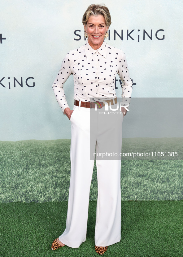 Wendie Malick arrives at the World Premiere Of Apple TV+ Series' 'Shrinking' Season 2 held at the Pacific Design Center on October 8, 2024 i...