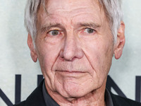 Harrison Ford arrives at the World Premiere Of Apple TV+ Series' 'Shrinking' Season 2 held at the Pacific Design Center on October 8, 2024 i...