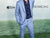 Zach Braff arrives at the World Premiere Of Apple TV+ Series' 'Shrinking' Season 2 held at the Pacific Design Center on October 8, 2024 in W...