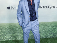 Zach Braff arrives at the World Premiere Of Apple TV+ Series' 'Shrinking' Season 2 held at the Pacific Design Center on October 8, 2024 in W...