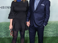 Gigi Rice and Ted McGinley arrive at the World Premiere Of Apple TV+ Series' 'Shrinking' Season 2 held at the Pacific Design Center on Octob...