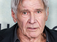 Harrison Ford arrives at the World Premiere Of Apple TV+ Series' 'Shrinking' Season 2 held at the Pacific Design Center on October 8, 2024 i...