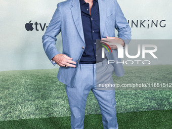 Zach Braff arrives at the World Premiere Of Apple TV+ Series' 'Shrinking' Season 2 held at the Pacific Design Center on October 8, 2024 in W...