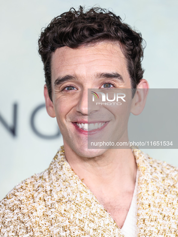 Michael Urie arrives at the World Premiere Of Apple TV+ Series' 'Shrinking' Season 2 held at the Pacific Design Center on October 8, 2024 in...