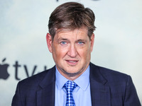 Bill Lawrence arrives at the World Premiere Of Apple TV+ Series' 'Shrinking' Season 2 held at the Pacific Design Center on October 8, 2024 i...