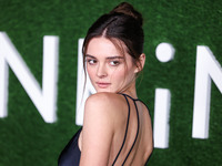 Charlotte Lawrence arrives at the World Premiere Of Apple TV+ Series' 'Shrinking' Season 2 held at the Pacific Design Center on October 8, 2...