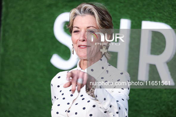 Wendie Malick arrives at the World Premiere Of Apple TV+ Series' 'Shrinking' Season 2 held at the Pacific Design Center on October 8, 2024 i...