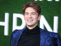 Devin Kawaoka arrives at the World Premiere Of Apple TV+ Series' 'Shrinking' Season 2 held at the Pacific Design Center on October 8, 2024 i...