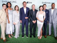 Michael Urie, Jessica Williams, Christa Miller, Harrison Ford, Jason Segel, Lukita Maxwell, Ted McGinleya and Luke Tennie arrive at the Worl...