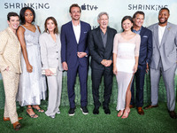 Michael Urie, Jessica Williams, Christa Miller, Harrison Ford, Jason Segel, Lukita Maxwell, Ted McGinleya and Luke Tennie arrive at the Worl...