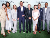 Michael Urie, Jessica Williams, Christa Miller, Harrison Ford, Jason Segel, Lukita Maxwell, Ted McGinleya and Luke Tennie arrive at the Worl...