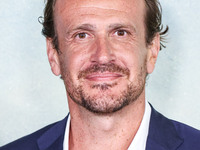 Jason Segel arrives at the World Premiere Of Apple TV+ Series' 'Shrinking' Season 2 held at the Pacific Design Center on October 8, 2024 in...