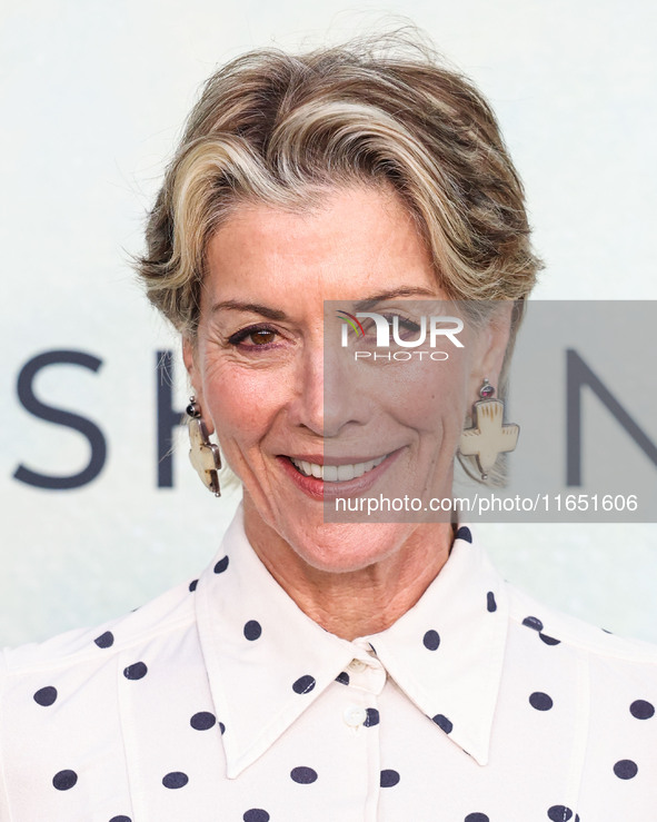 Wendie Malick arrives at the World Premiere Of Apple TV+ Series' 'Shrinking' Season 2 held at the Pacific Design Center on October 8, 2024 i...