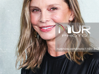 Calista Flockhart arrives at the World Premiere Of Apple TV+ Series' 'Shrinking' Season 2 held at the Pacific Design Center on October 8, 20...