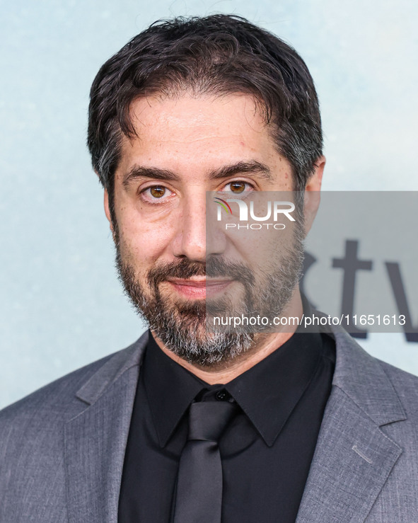 Neil Goldman arrives at the World Premiere Of Apple TV+ Series' 'Shrinking' Season 2 held at the Pacific Design Center on October 8, 2024 in...