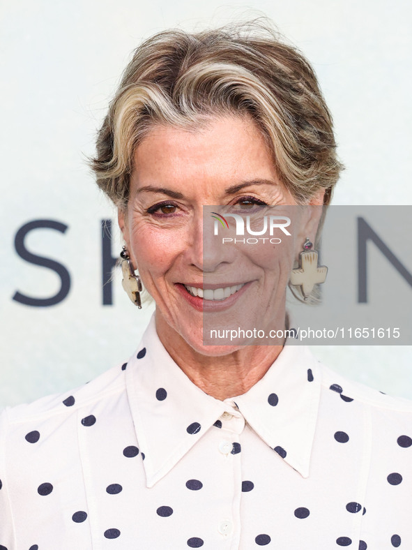 Wendie Malick arrives at the World Premiere Of Apple TV+ Series' 'Shrinking' Season 2 held at the Pacific Design Center on October 8, 2024 i...