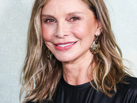 Calista Flockhart arrives at the World Premiere Of Apple TV+ Series' 'Shrinking' Season 2 held at the Pacific Design Center on October 8, 20...