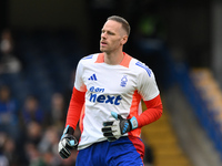 Matz Sels is the Nottingham Forest goalkeeper during the Premier League match between Chelsea and Nottingham Forest at Stamford Bridge in Lo...