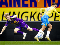 Go Ahead Eagles player Oliver Valaker Edvardsen and RKC player Faissal Al Mazyani participate in the friendly match between RKC and Go Ahead...