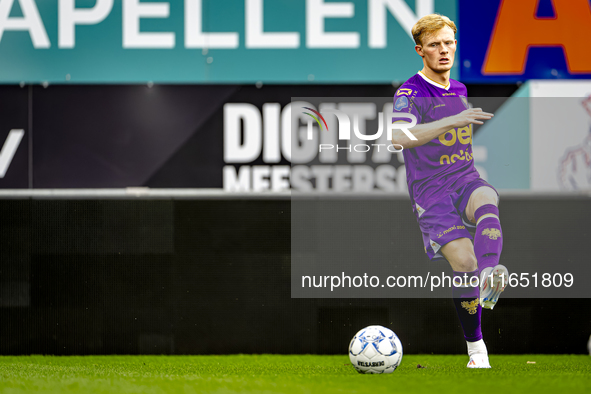 Go Ahead Eagles player Julius Dirksen participates in the friendly match between RKC and Go Ahead Eagles at the Mandemakers Stadium for the...